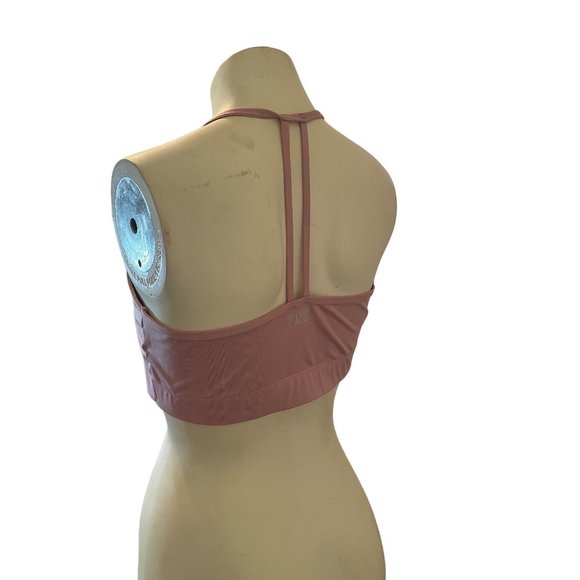 Pink Active VS Victorias Secret Ultimate Sports Bra Dusty Pink Rose Sz XL EUC - Picture 1 of 7